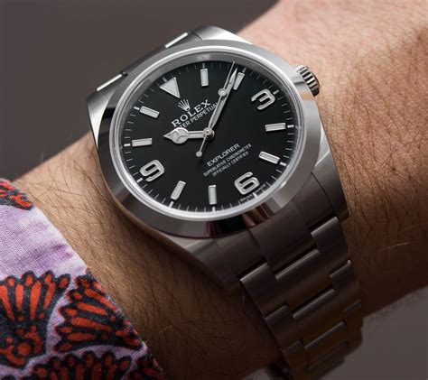 rolex explorer 214270 39mm|Rolex explorer 214270 39mm review.